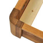 Кровать 180х200 Калантея из массива дерева, дуб