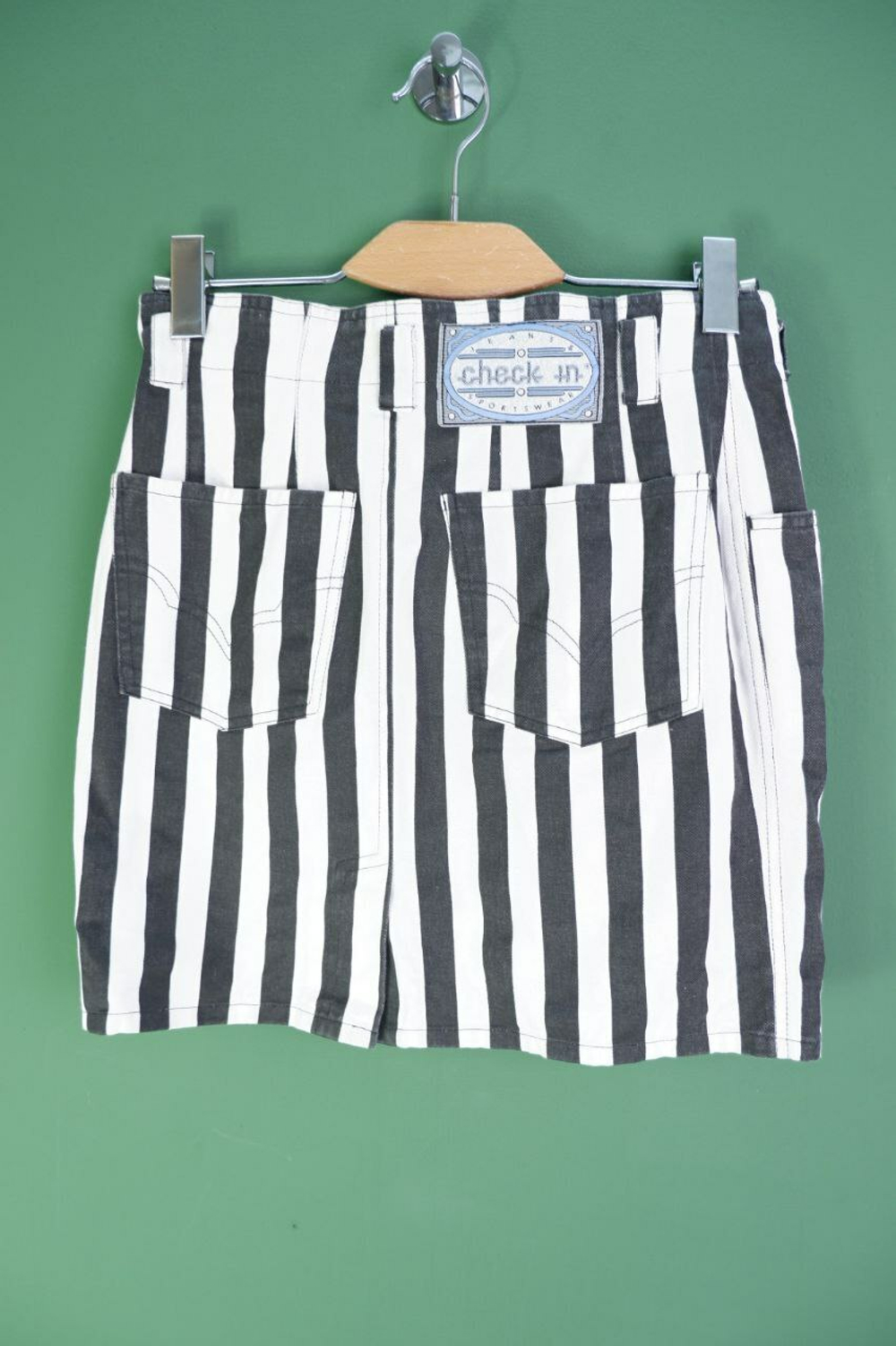 Юбка Check In хлопковая в полоску 44/46 размер