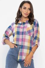 Рубашка Аланта НЬЮ (желто-розовая) Б14037-18М LT Collection