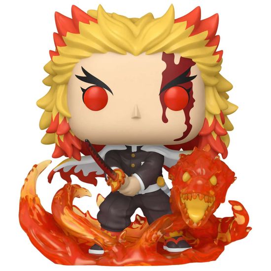 Фигурка Funko POP! Premium Demon Slayer Kyojuro Rengoku 9th Form (1856) 85001 / Фигурка Фанко ПОП! по мотивам аниме "Клинок, рассекающий демонов", Кёджуро Ренгоку. Товар уцененный