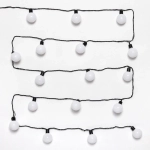 Гирлянда для дома 3м 20 ламп LED с насадками ШАР d-3,5 см, черн.провод, авторежим, IP-20, RG/RB