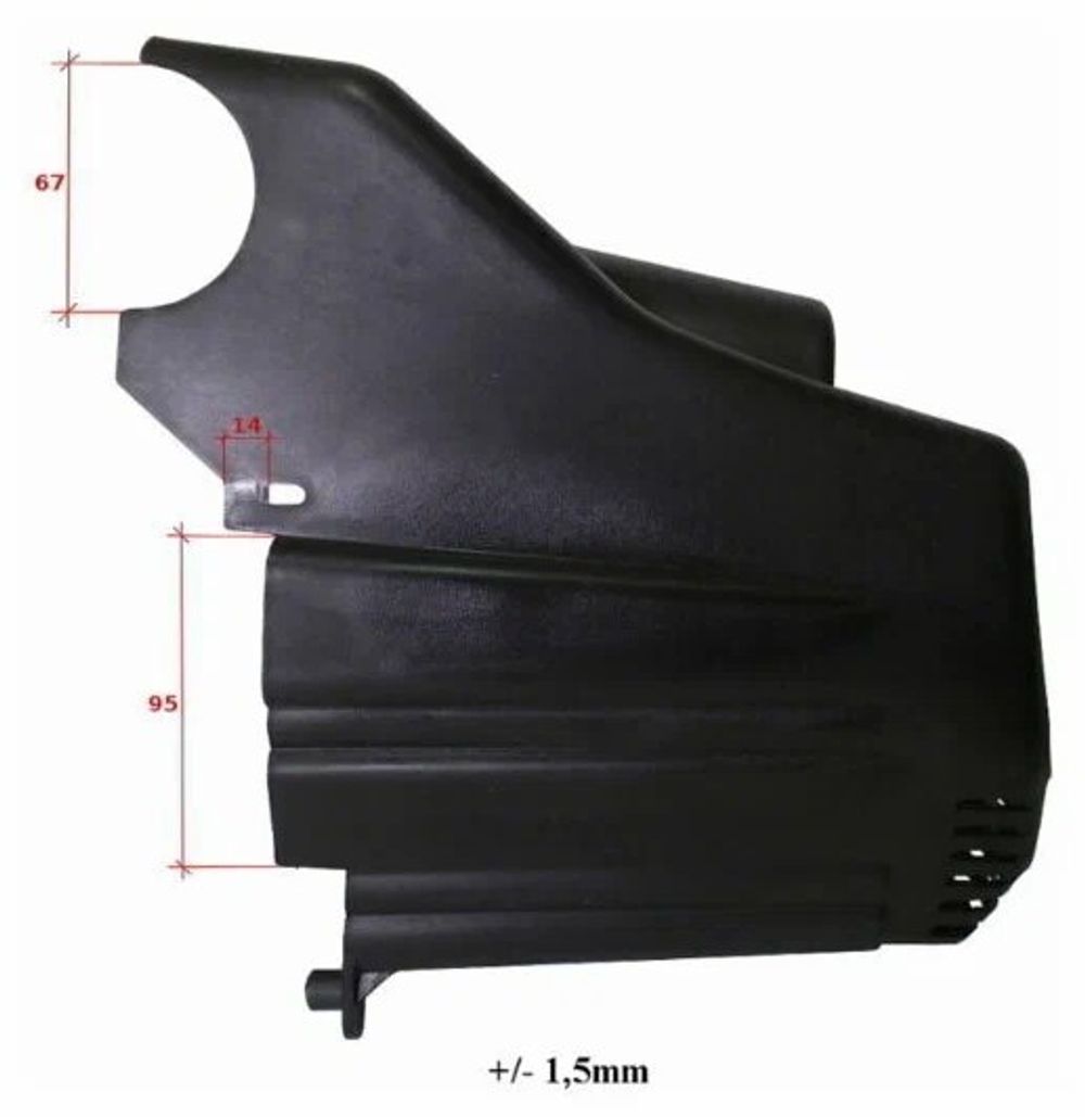 Кожух для компрессора (универсальный) 280/60 23KRPL28060