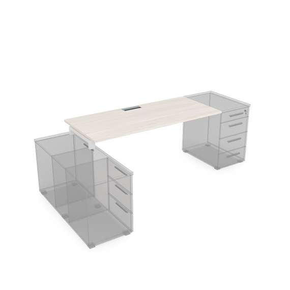 СЛТ.974 Стол рабочий прямолинейный, крепление к тумбам (1600*700*750)