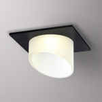 370898 SPOT NT22 511 черный Светильник встраиваемый IP20 GU10 9W 220V LIRIO