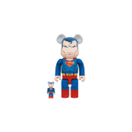 Дизайнерские игрушки BE@RBRICK DC SUPERMAN HUSH Ver. 100%+400% 7cm/28cm, BB-0095