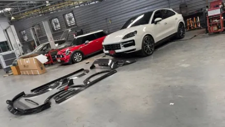 Карбоновый обвес для PORSCHE CAYENNE 9Y0 / 9YB COUPE рестайлинг 2023+