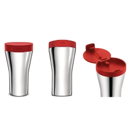 Alessi Термокружка Caffa 400 мл красная