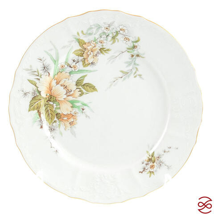 Набор тарелок Bernadotte Зеленый цветок 25 см(6 шт)