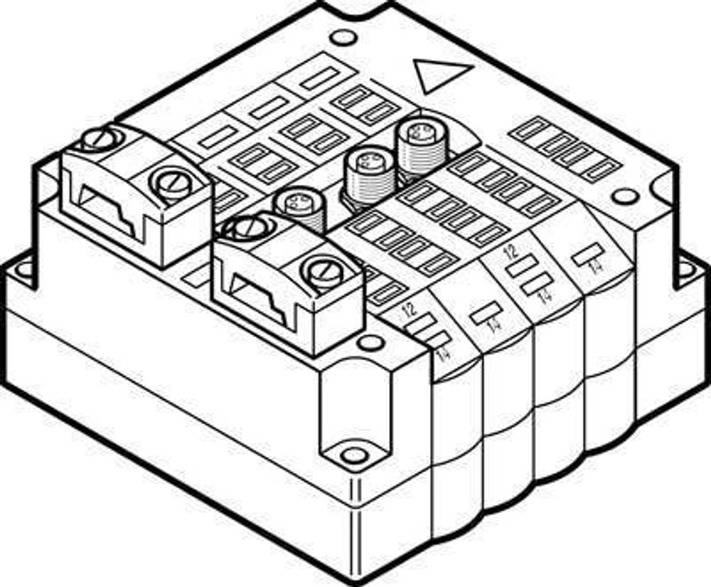 CPV14-GE-ASI-4E3A-ZM8 Электрический интерфейс