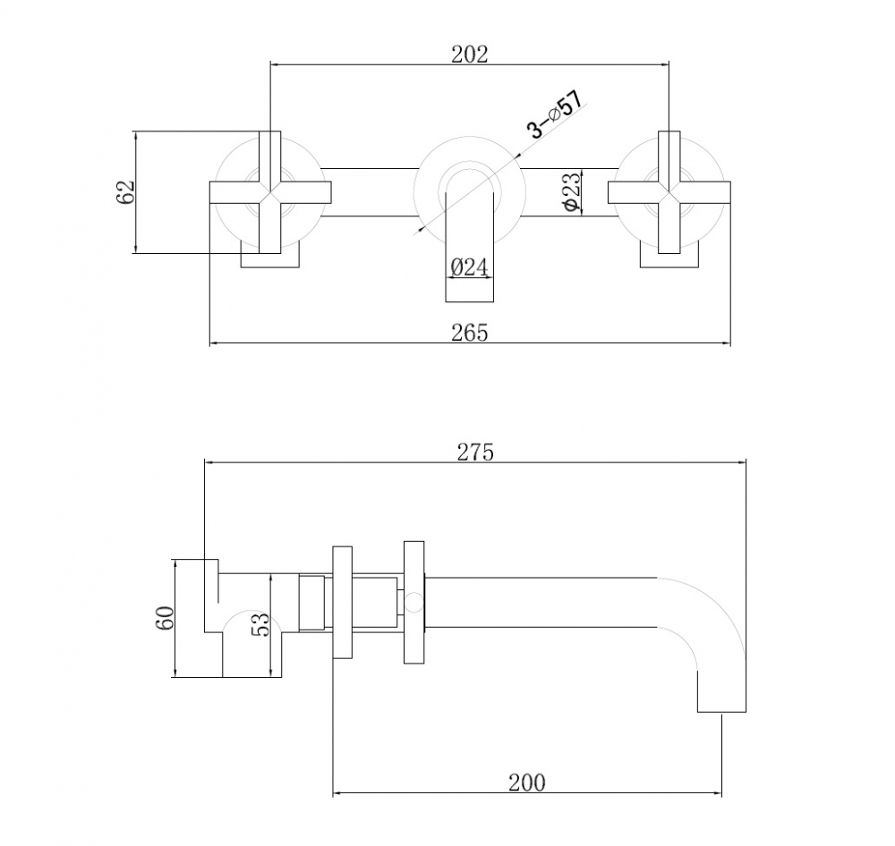 Смеситель ABBER Wasser Kreis AF81121B для раковины, черный матовый