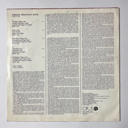 Винтажная виниловая пластинка LP J. S. Bach И. С. Бах, Ivan Sokol Иван Сокол Орган Organ Compositions, BWV 537, 578, 534, 590, 543 (Чехословакия 1988)