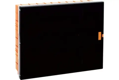 Бокс для автоматических выключателей встраиваемый 36-мест. / щит распределительный оранжевый/черный