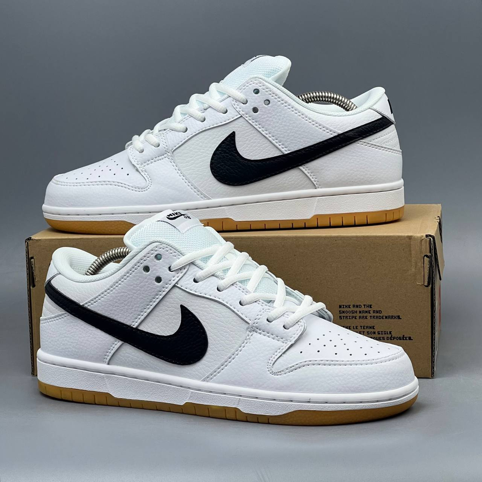 Кроссовки NikeDunkSB White Gum #58 (бел.)