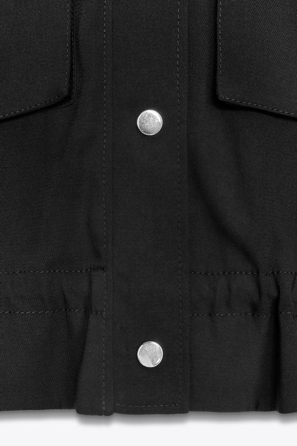 ZARA ЖИЛЕТ КАРГО, ЧЕРНЫЙ