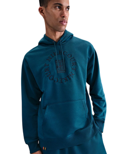 Мужская теннисная кофта Nike Court Heritage French Terry - blue force/obsidian