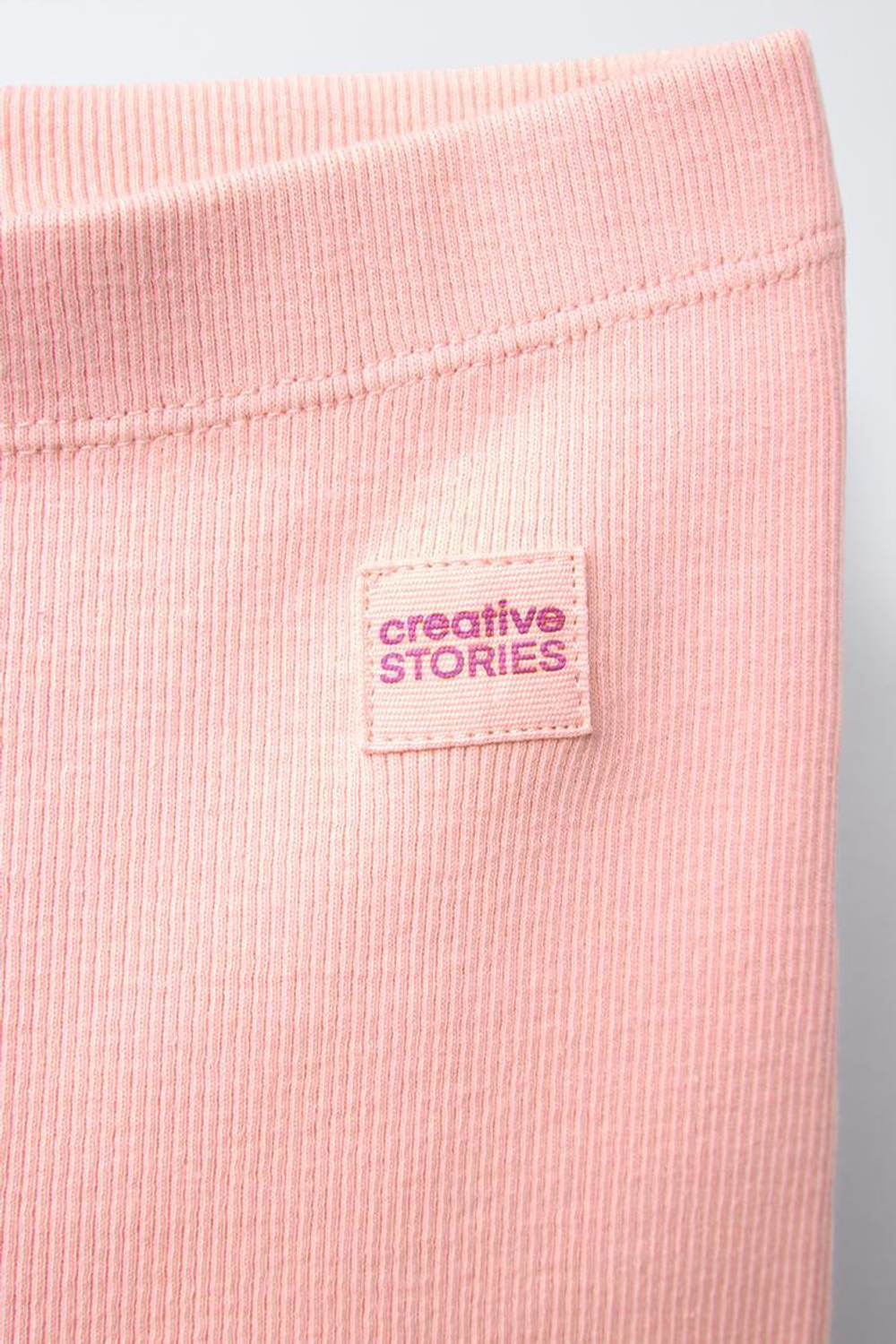 ZARA ШОРТЫ-ВЕЛОСИПЕДКИ В РУБЧИК, МАНДАРИНОВЫЙ