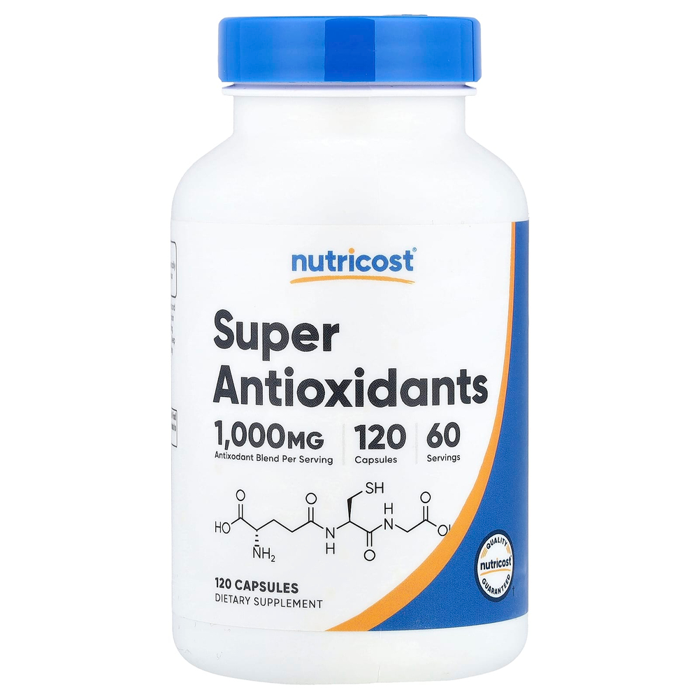 Nutricost, суперантиоксиданты, 120 капсул