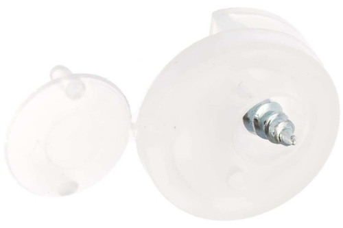 ЗЕРКАЛОДЕРЖАТЕЛЬ СТРОЙБАТ ПЛАСТ.С ШУР. (ПРОЗРАЧНЫЙ 8 ШТ)