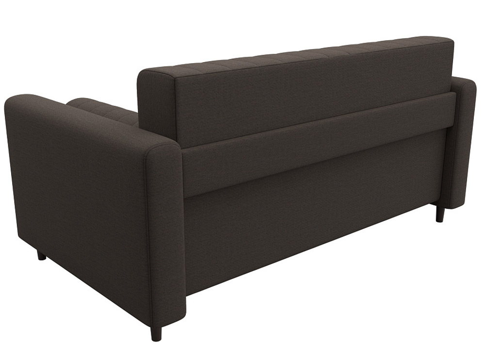 Диван прямой Лига-070 РОГОЖКА Амур 05 коричневый