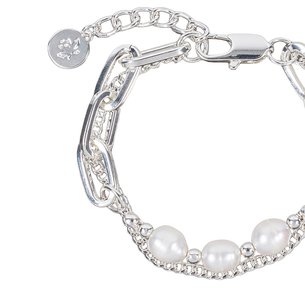Браслет Fiore Luna Pearle Сarabiner CL4513 S