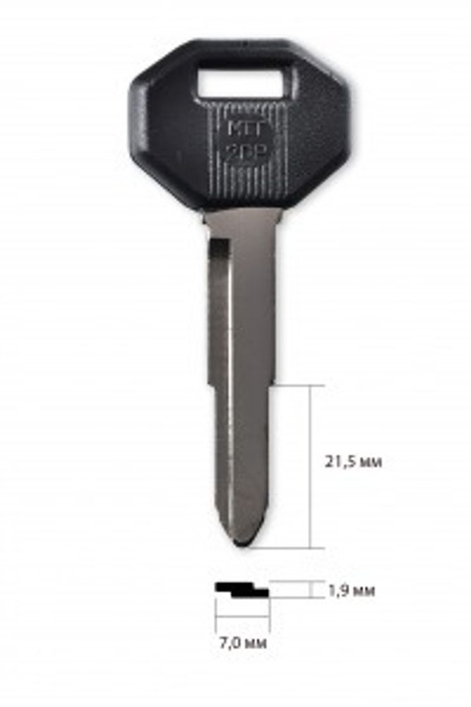 Заготовка автомобильного ключа 13621 Mitsubishi