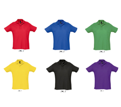 Поло SUMMER II, 100% хлопок, 170 грамм. Синий  L