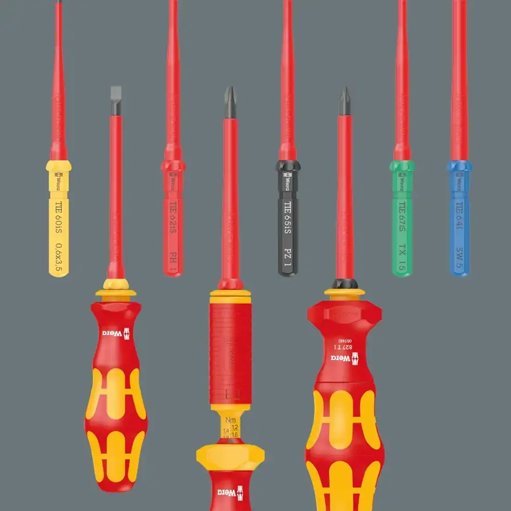 Сменная отвёртка Kraftform Kompakt VDE 65 iS PZ/S # 1 x 157 мм VDE WERA 05006530001
