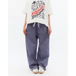 Брюки БИЧ широкие хлопковые голубые