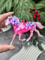 Новогодняя елочная игрушка Лошадка