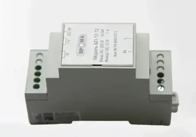 Блок питания на DIN-рейку 12Вт, 12В