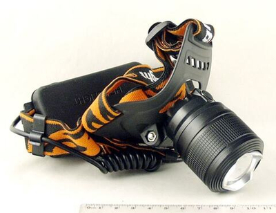 Фонарь кит  ZOOM Налобный  P-2199-2Lсиний поиск