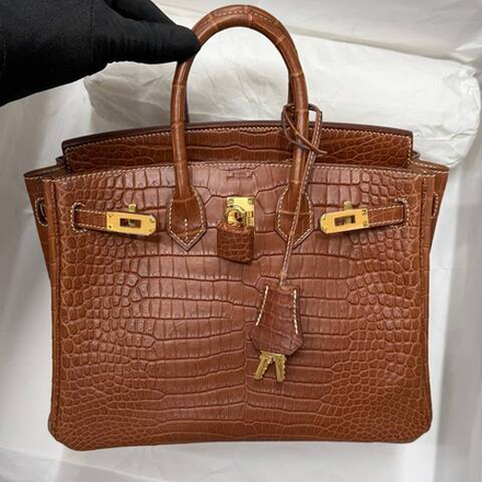 Сумка Hermes из кожи крокодила