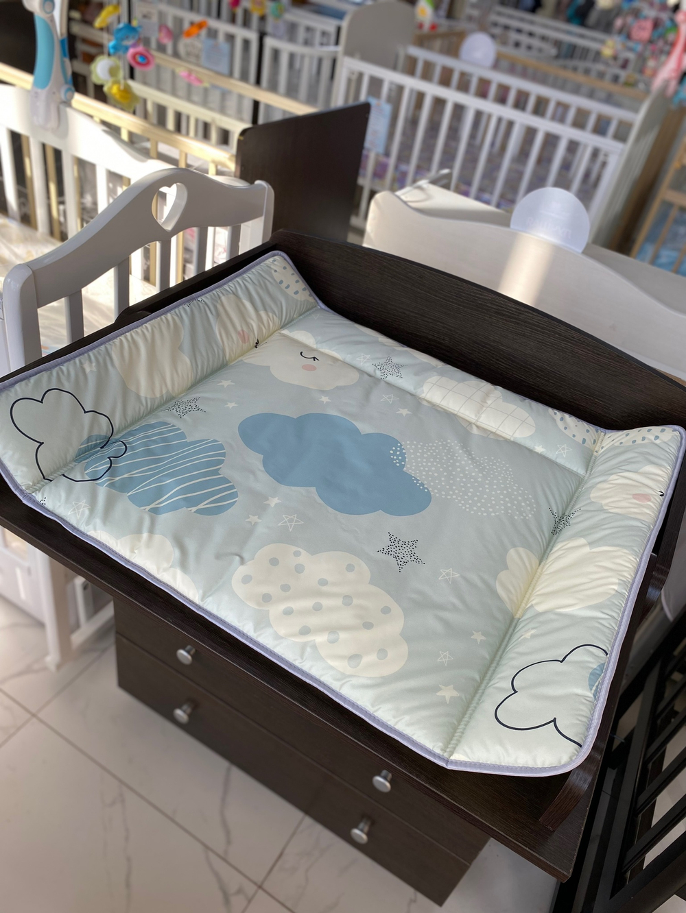 КАРАПУЗ Матрасик на комод для пеленания Люкс цвета в ассортименте