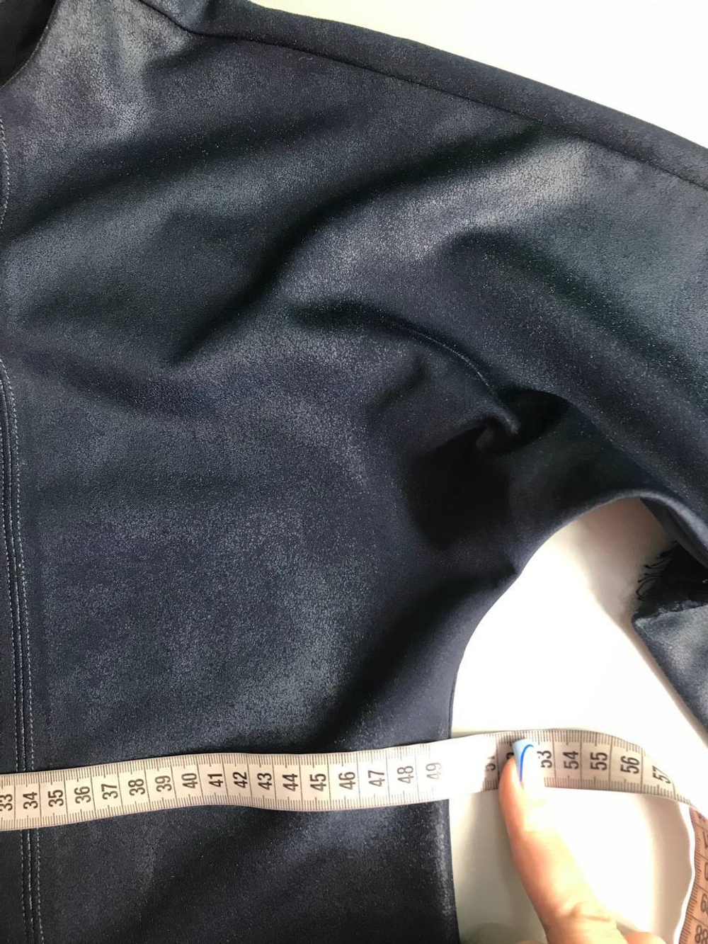 Платье с оригинальными вставками, визуально на 50 размер