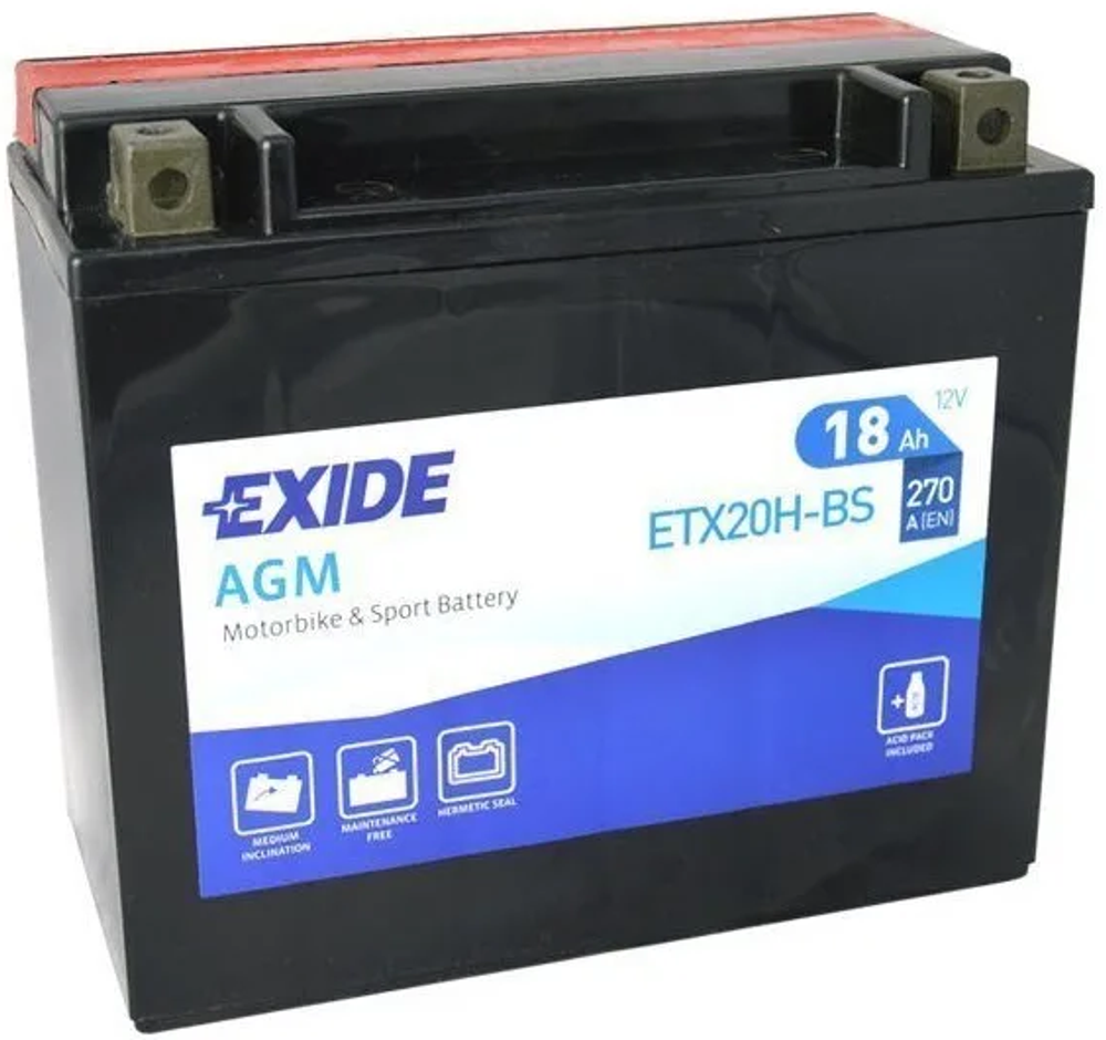 EXIDE ETX20H-BS аккумулятор