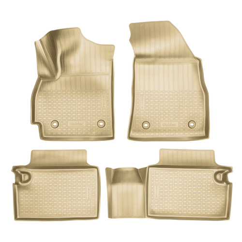 Ковры в салон Norplast/Unidec для OMODA C5 (2022-) Полиуретан, Бежевый, арт.NPA11-C11-480-1-B
