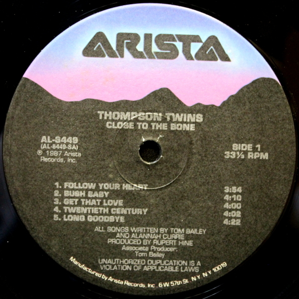 Thompson Twins / Close To The Bone (LP)
