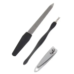 Маникюрный набор на блистере, 3 предмета «Ultramarine» (кусачки, триммер и пилка металлическая)✦