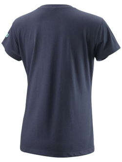 Женская футболка теннисная Wilson W Tracers Tech Tee - outer space