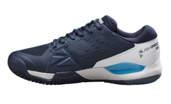 Мужские кроссовки теннисные Wilson Rush Pro Ace - navy blazer/white/blue atol