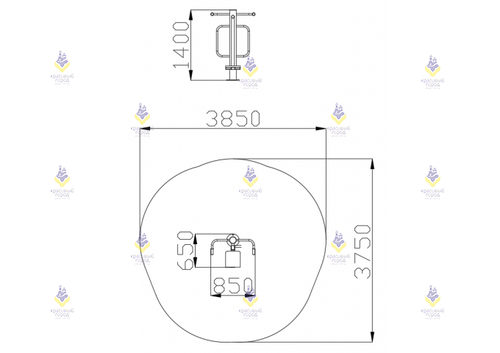 Уличный тренажер «Маятник»
