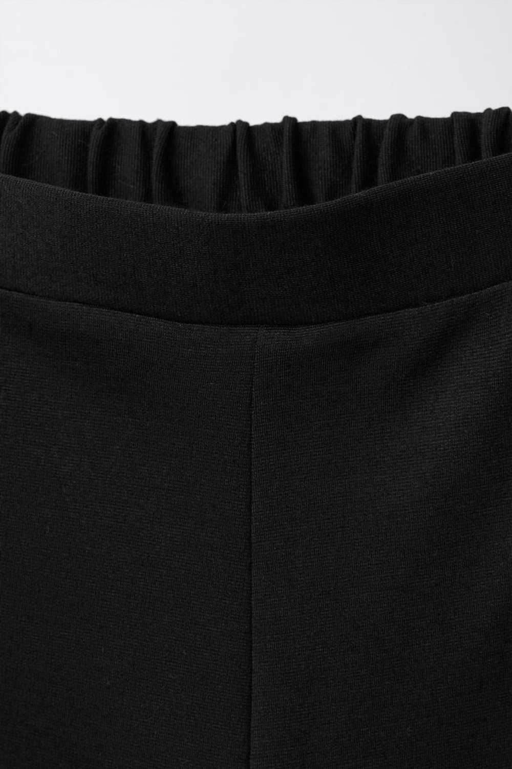 ZARA ШИРОКИЕ БРЮКИ С ВЫШИВКОЙ, ЧЕРНЫЙ