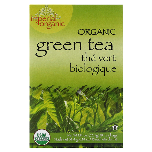 Uncle Lee's Tea, Imperial Organic, зеленый чай, 18 чайных пакетиков, 32,4 г (1,14 унции)