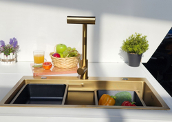 Многофункциональная кухонная мойка из нержавеющей стали BZ9949HS цвета Черный