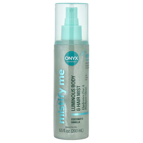 Onyx Professional, Mistify Me, сияющий спрей для тела и волос, кокос и ваниль, 200 мл (6,5 жидк. унции)