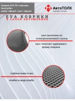 EVA коврики с бортами в салон автомобиля. Haval jolion.