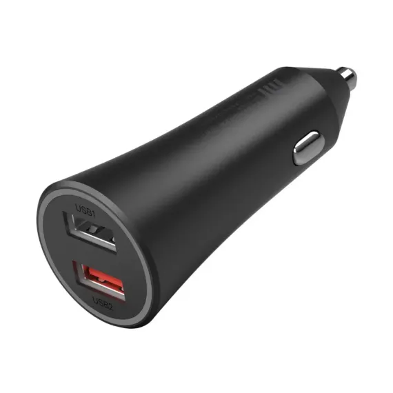 Xiaomi Mi 37W Dual-Port Car Charger Black