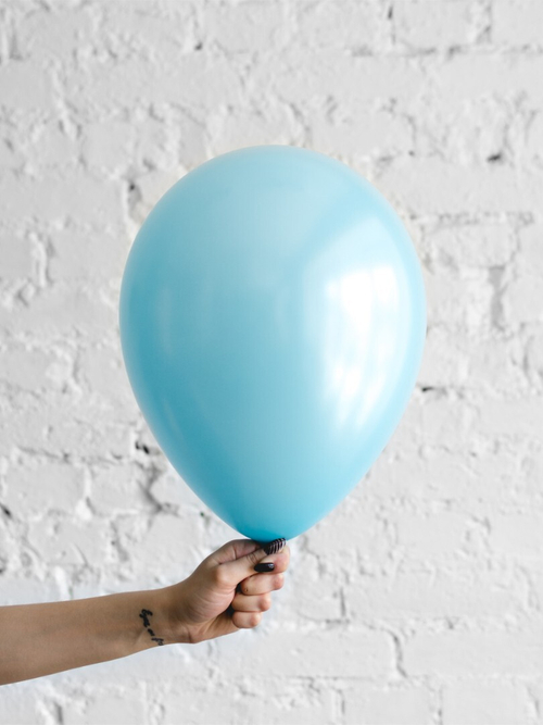 Латексный шар карибская синева 30 см