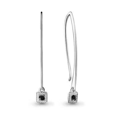 942475Ч Серьги из Золота с бриллиантами