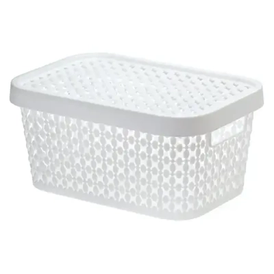 Коробка ПИРУЛА 1,5л с крышкой Белый